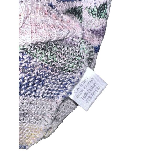 Vintage RARE Y2K Mens Italian Pronto Uomo Retro MADE IN ITLAY Sweater geometric - Picture 6 of 10